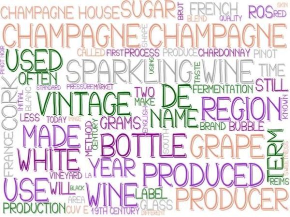 Champagne Wordcloud Wallpaper: A Versatile Design Asset for Creative Expression and Brand Communication