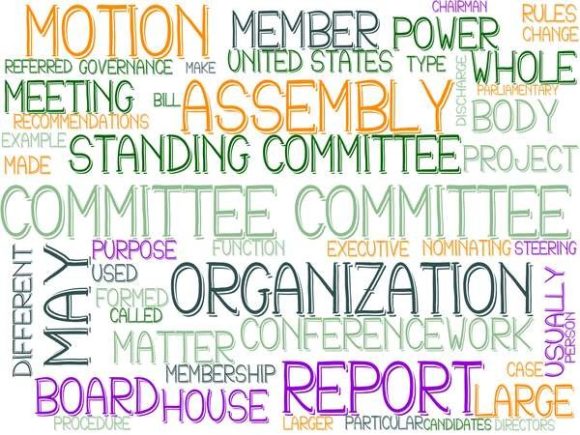 Committee Wordcloud Sticker: Your Versatile Visual Anchor for Meaningful Messaging