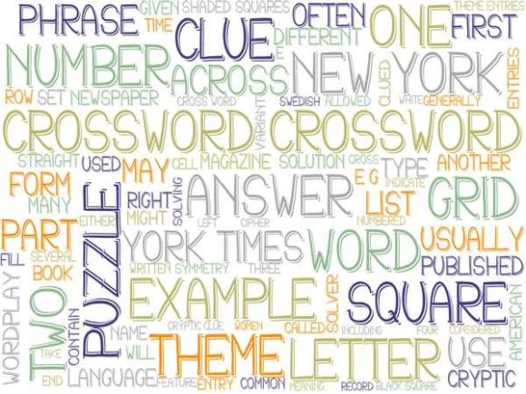 Crossword Wordcloud Sublimation Tumbler