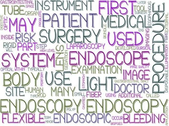 Endoscopy Wordcloud Skinny Tumbler