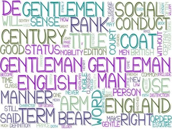 Gentleman Wordcloud Tie Dye