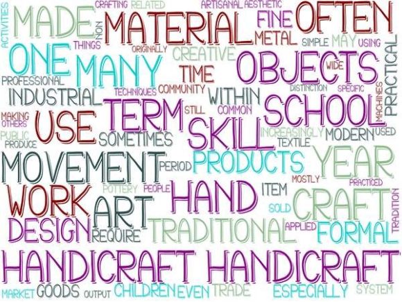 Handicraft Wordcloud Skinny Tumbler: A Versatile Creative Asset for Modern Makers