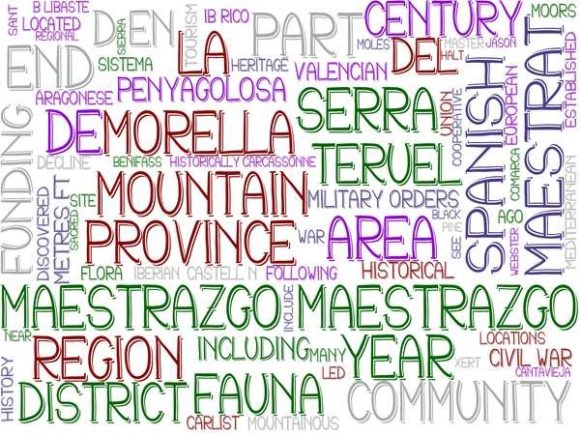 Maestrazgo Wordcloud Tie Dye: A Versatile, Artful Design Resource for Real Projects