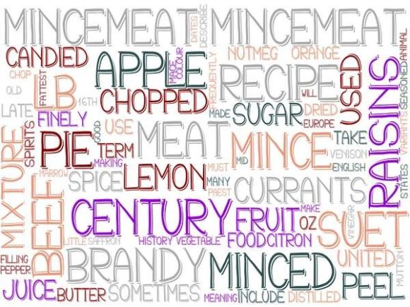 Mincemeat Wordcloud Sticker