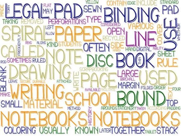 Notebooks Wordcloud Advertising