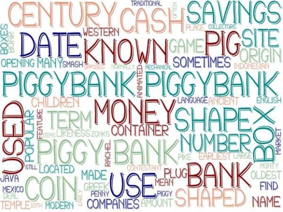 Piggybank Wordcloud Background: A Strategic Creative Asset for Modern Branding and Communication