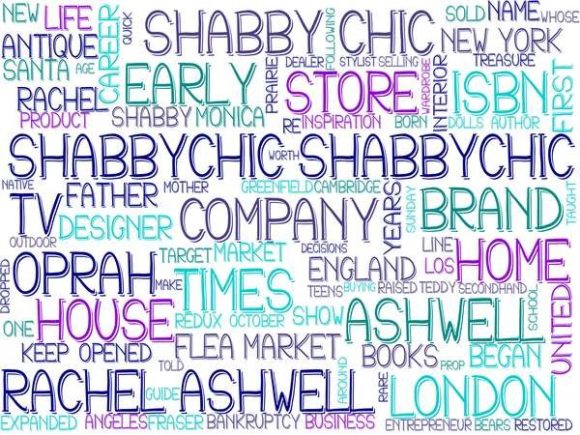 Shabbychic Wordcloud Crafting